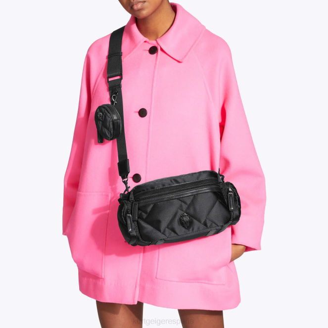 Kurt Geiger mujer bolso multicámara reciclado London 2LPR277 | bolsas negro otro